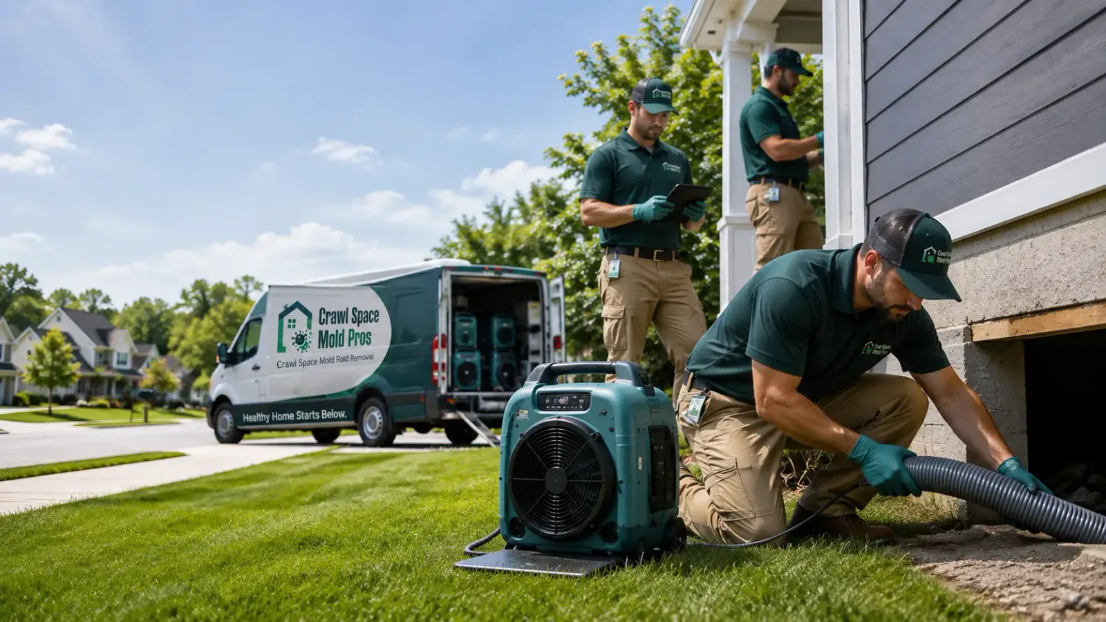 Crawl Space Mold Removal in Wyano, PA